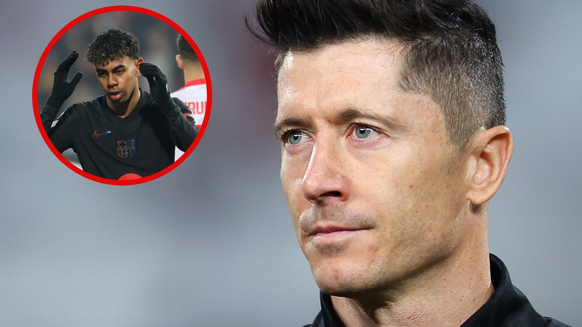 Getty Images / Robert Lewandowski dba o to, by młodzi piłkarze Barcelony twardo stąpali po ziemi