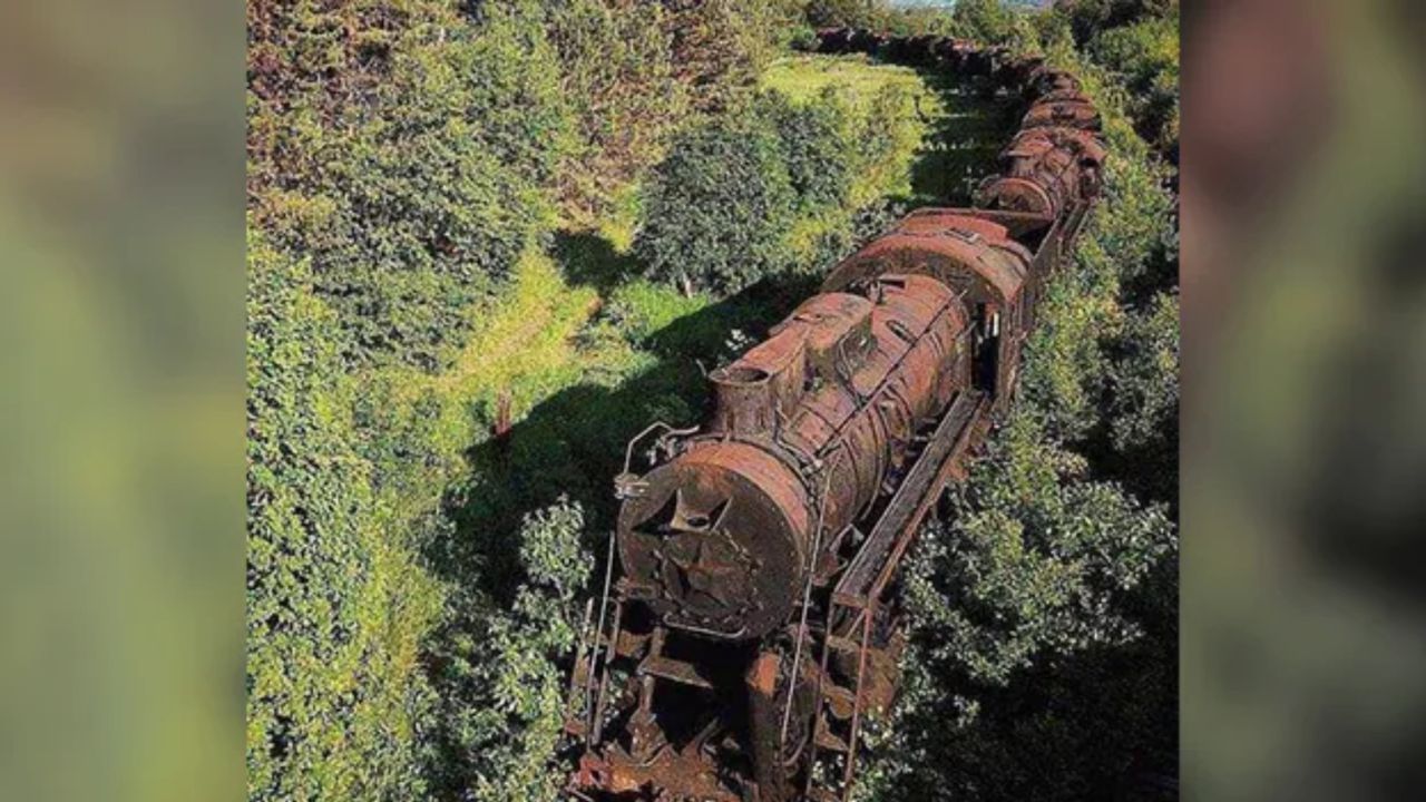 Abandoned Trains in Siberia (author unknown/public domain)