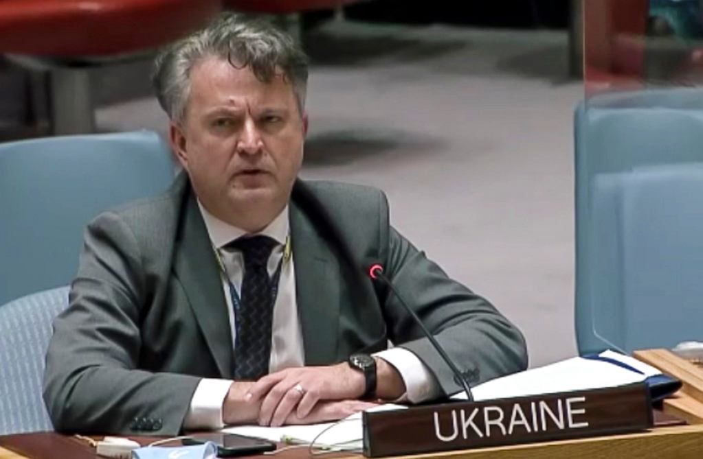 "Używa żywności jako broni". Przedstawiciel Ukrainy w ONZ porównał Putina do Stalina
Fot. United Nations / AP

