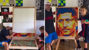 Arcydzieło! Zobacz, z czego ułożyli twarz Lewandowskiego