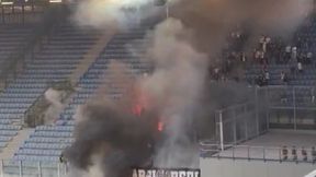 Sceny w Krakowie. Zaczął się mecz, a kibice nie wytrzymali [wideo]