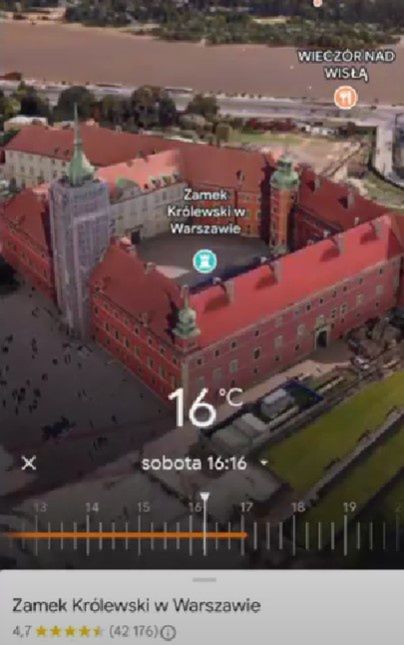 Widok immersyjny w Google Maps