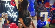 Klaudia El Dursi chwali się wystawnym przyjęciem z okazji 7. urodzin syna: tort, masa balonów i SUPERBOHATEROWIE (ZDJĘCIA)