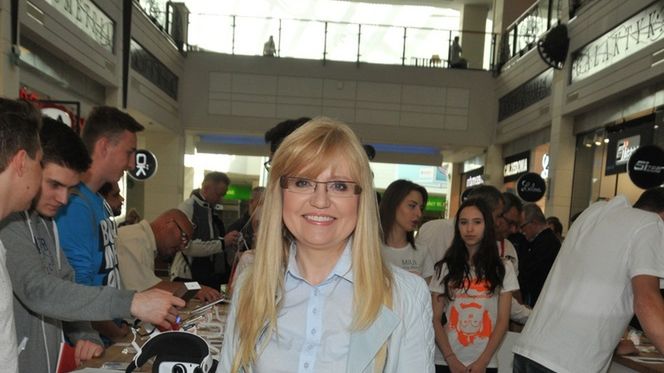 Ilona Weiss, prezes ABC Data, na otwarciu pierwszego salonu Xiaomi