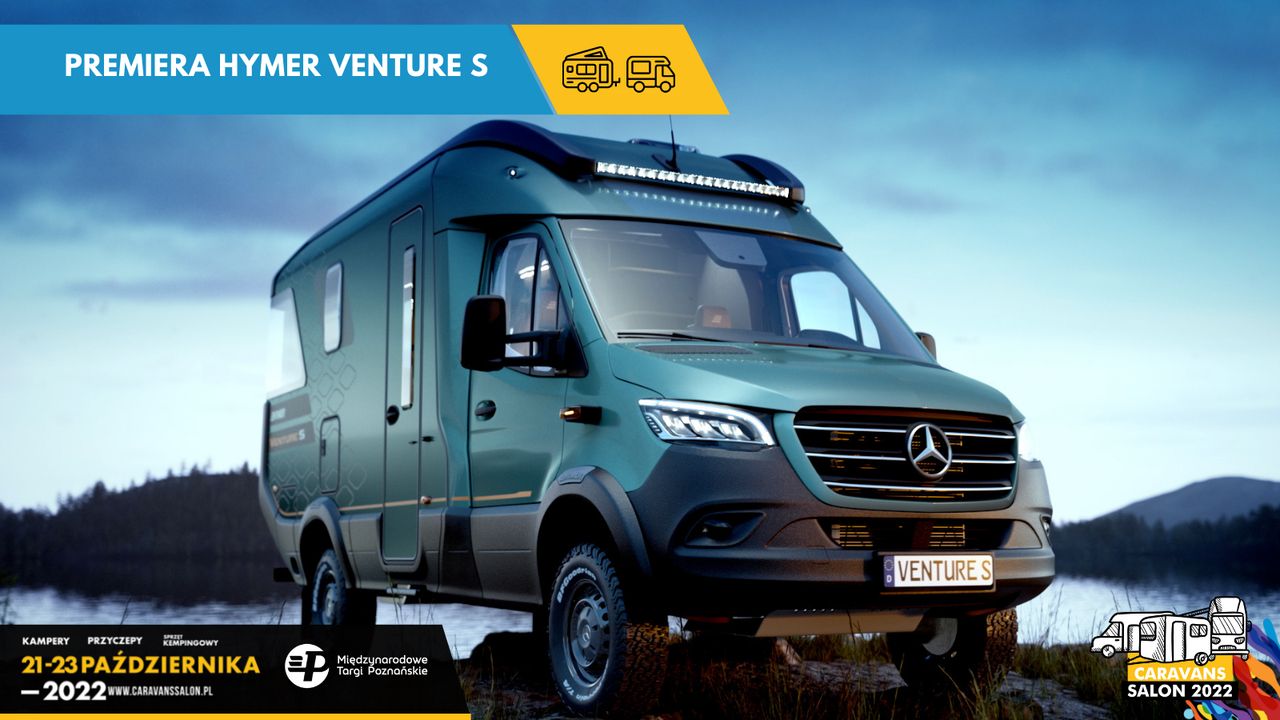 Gorąca premiera na Caravans Salon w Poznaniu – Hymer Venture S