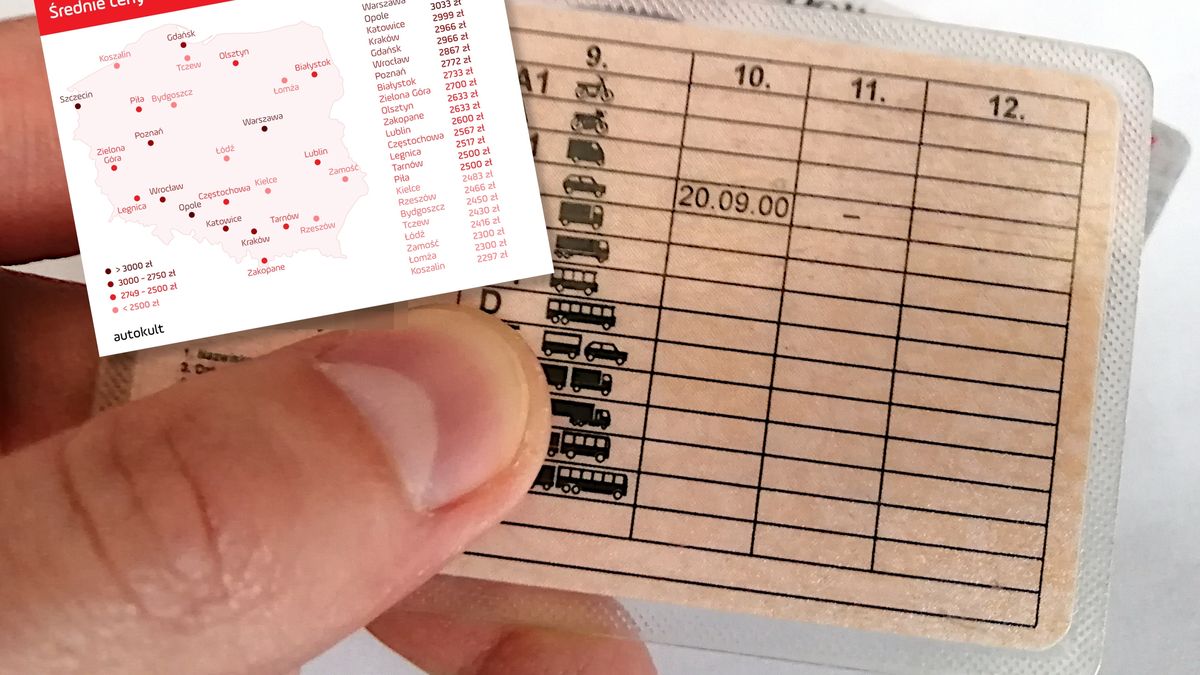 Zdobycie prawa jazdy jest coraz droższe