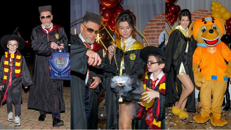 Urodziny syna Krzysztofa Rutkowskiego i Mai Rutkowski w stylu Harry'ego Potterra