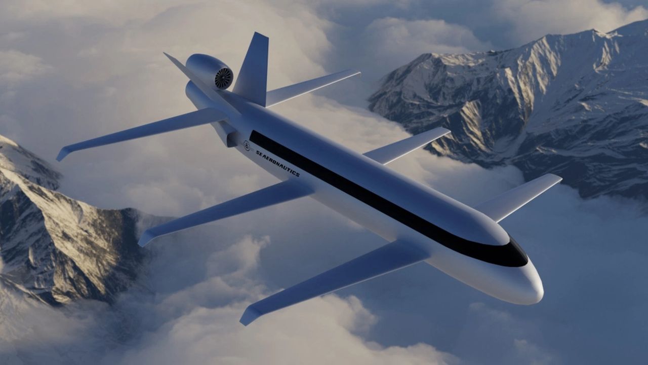 Samolot z trzema skrzydłami. SE200 to przyszłość lotnictwa - Samolot SE200 może okazać się przyszłością lotnictwa