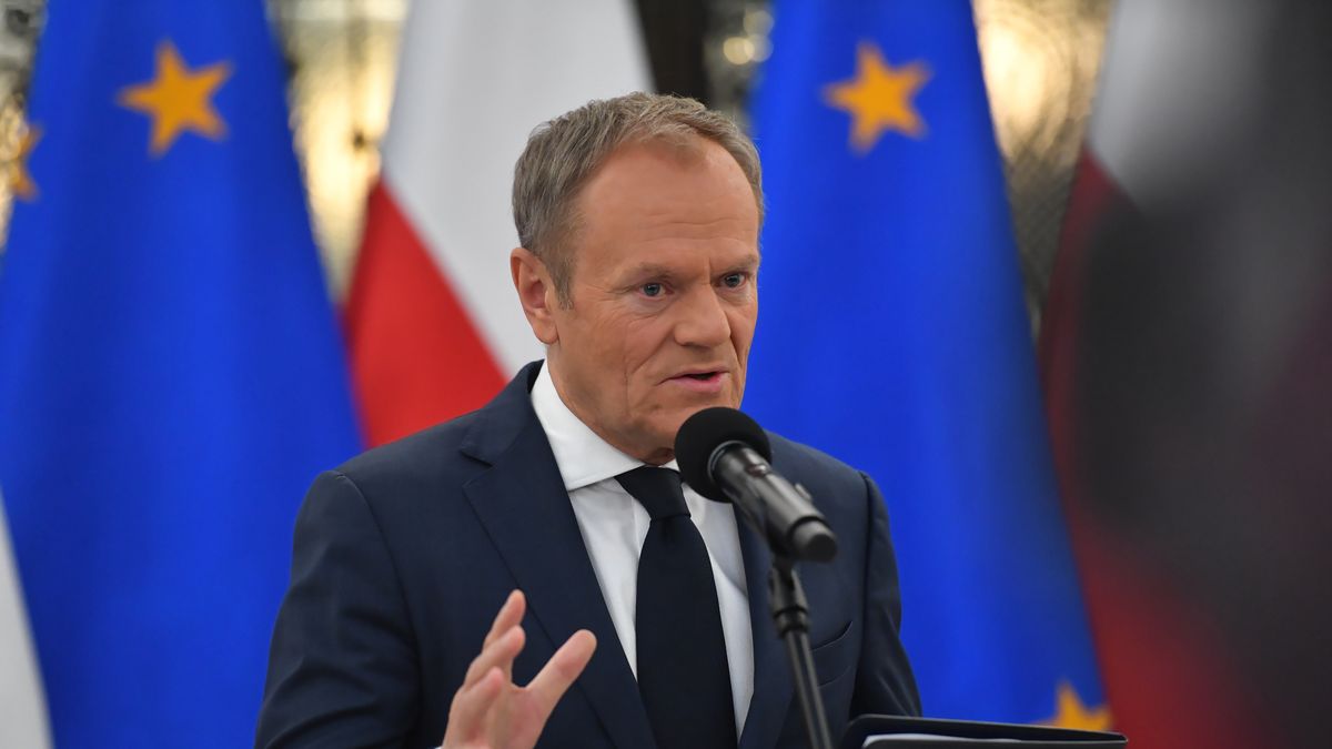 Donald Tusk
Warszawa, 21.11.2023. Przewodnicz�cy PO Donald Tusk podczas konferencji prasowej, po zako�czeniu g�osowa� w Sejmie w Warszawie, 21 bm. (ad) PAP/Piotr Nowak
Piotr Nowak
konferencja, PO, polityk polityka, pose�, przewodniczacy, sejm, X kadencja, 10, 10., Dziesi�ta, kadencji, Platforma Obywatelska, Polityka, Sejm RP