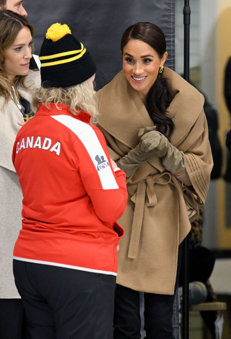 Meghan Markle i książę Harry na pokazie curlingu na wózkach inwalidzkich