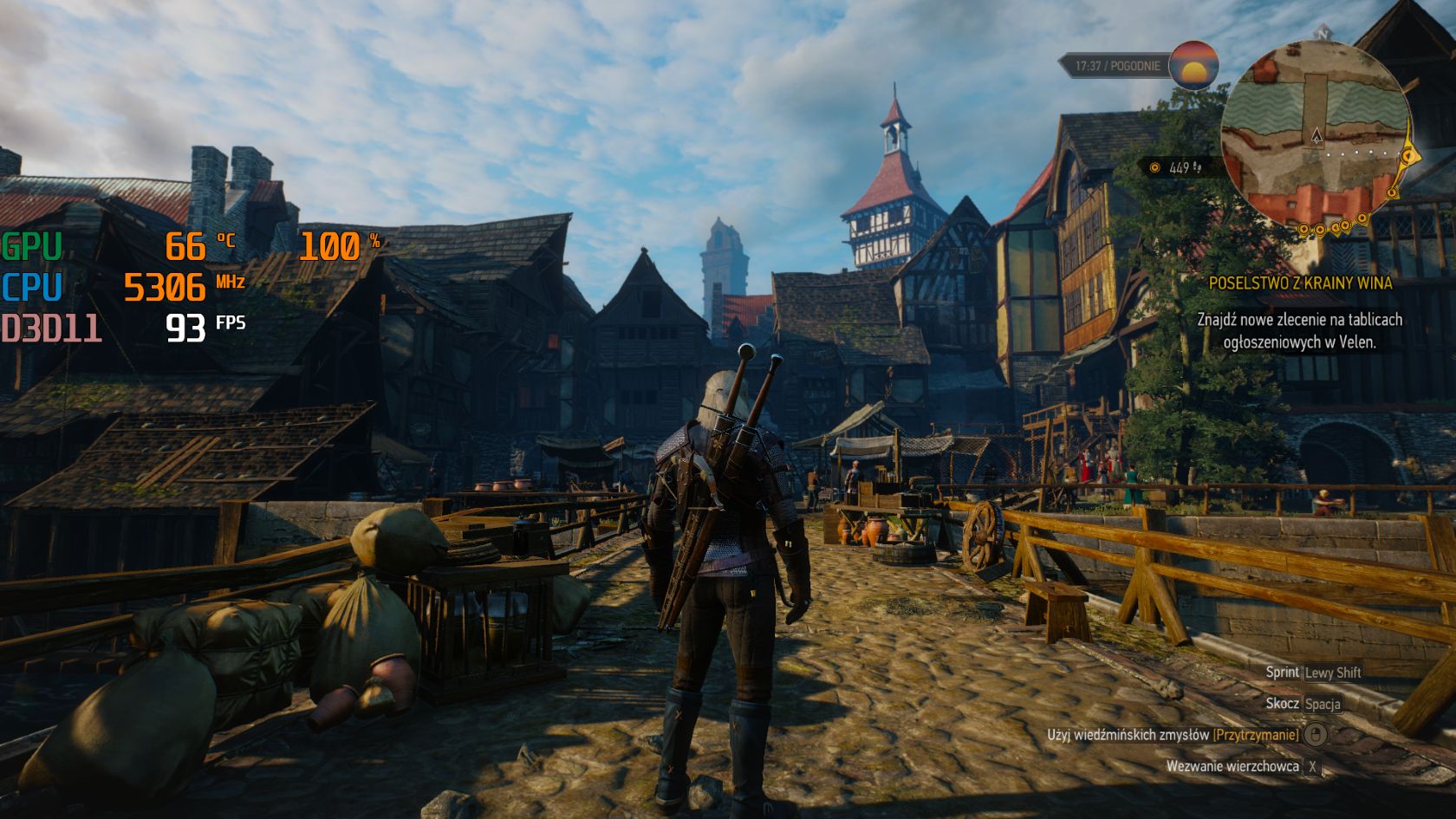 Wiedźmin 3 i ponad 90 kl/s po OC!