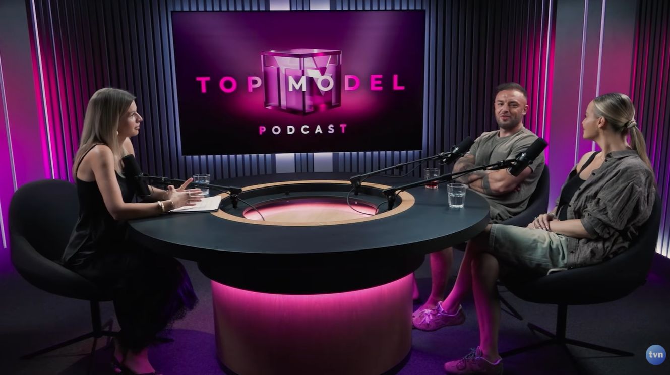 Karolina Pisarek z mężem w "Top Model Podcast"