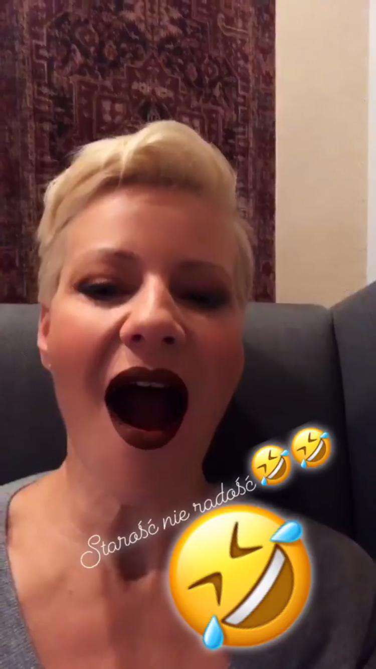 Małgorzata Kożuchowska w makijażu jak Kylie Jenner