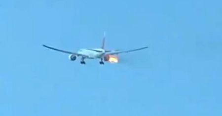 Pożar samolotu. Groza w boeingu 777