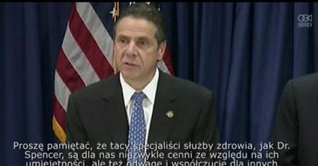 Gubernator Nowego Jorku zaostrza wymagania dotyczące kwarantanny