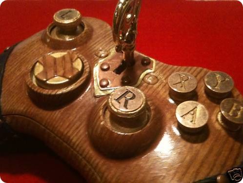 Steampunkowy kontroler dla Xbox 360 2