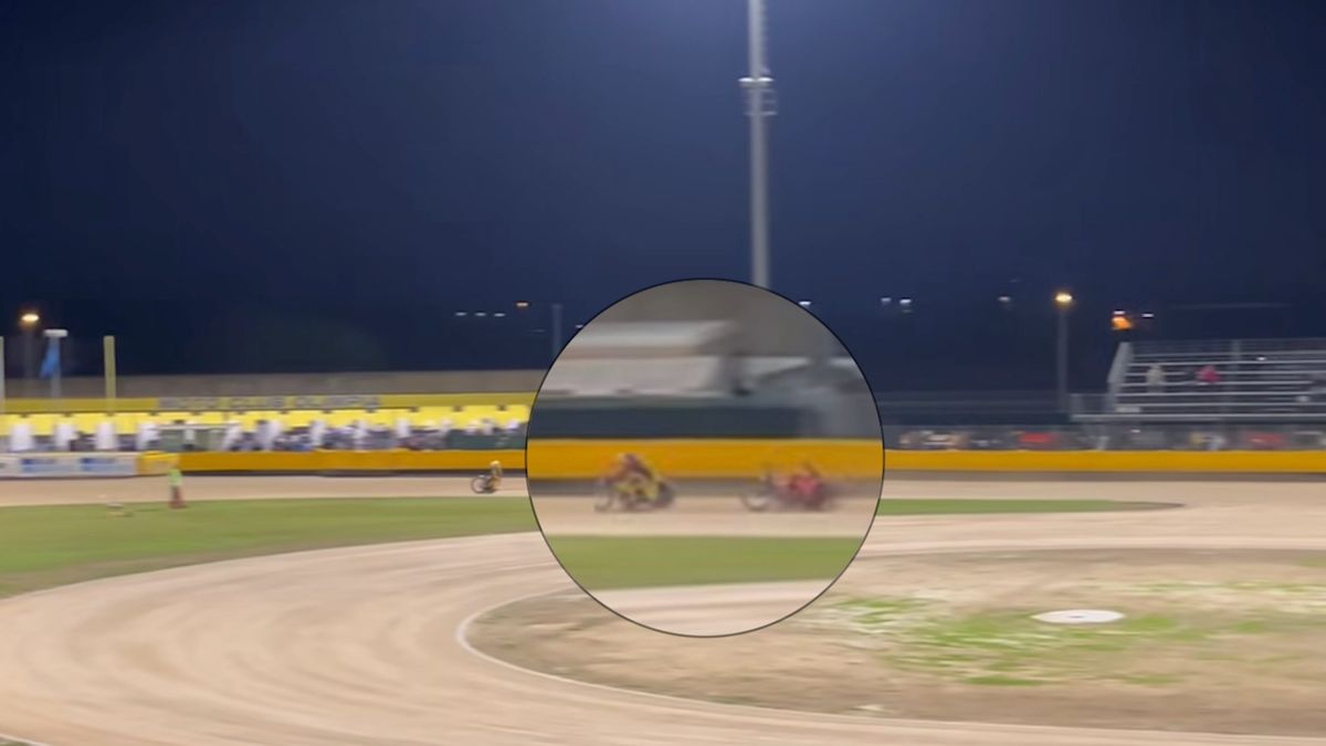 Facebook / GPA Racing Speedway / Na zdjęciu: upadek Nikodema Mikołajczyka i Gregora Zorko