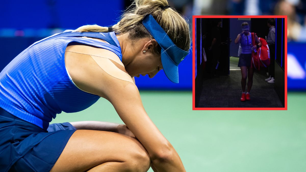 Nagrali reakcję Anny Kalinskiej po klęsce z Igą Świątek.