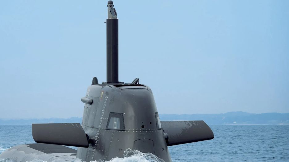 Zanurzający się okręt U-33 typu 212A