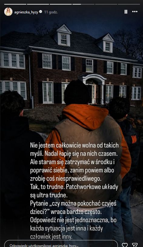 Agnieszka Hyży o dzieciach Grzegorza