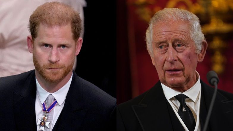 Książę Harry i król Karol III