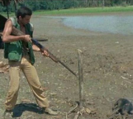 ''Cannibal Holocaust'', reż. Ruggero Deodato, 1980