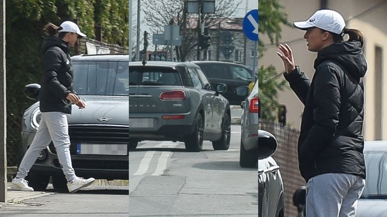 Iga Świątek odwiedza siostrę i łamie przepisy ruchu drogowego