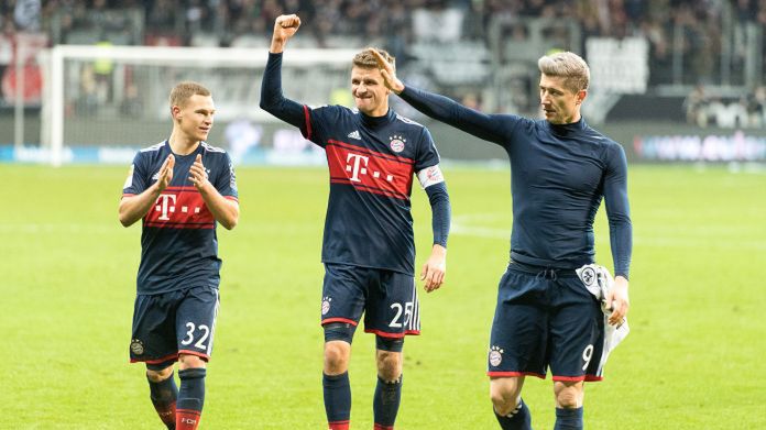 Joshua Kimmich, Thomas Mueller i Robert Lewandowski