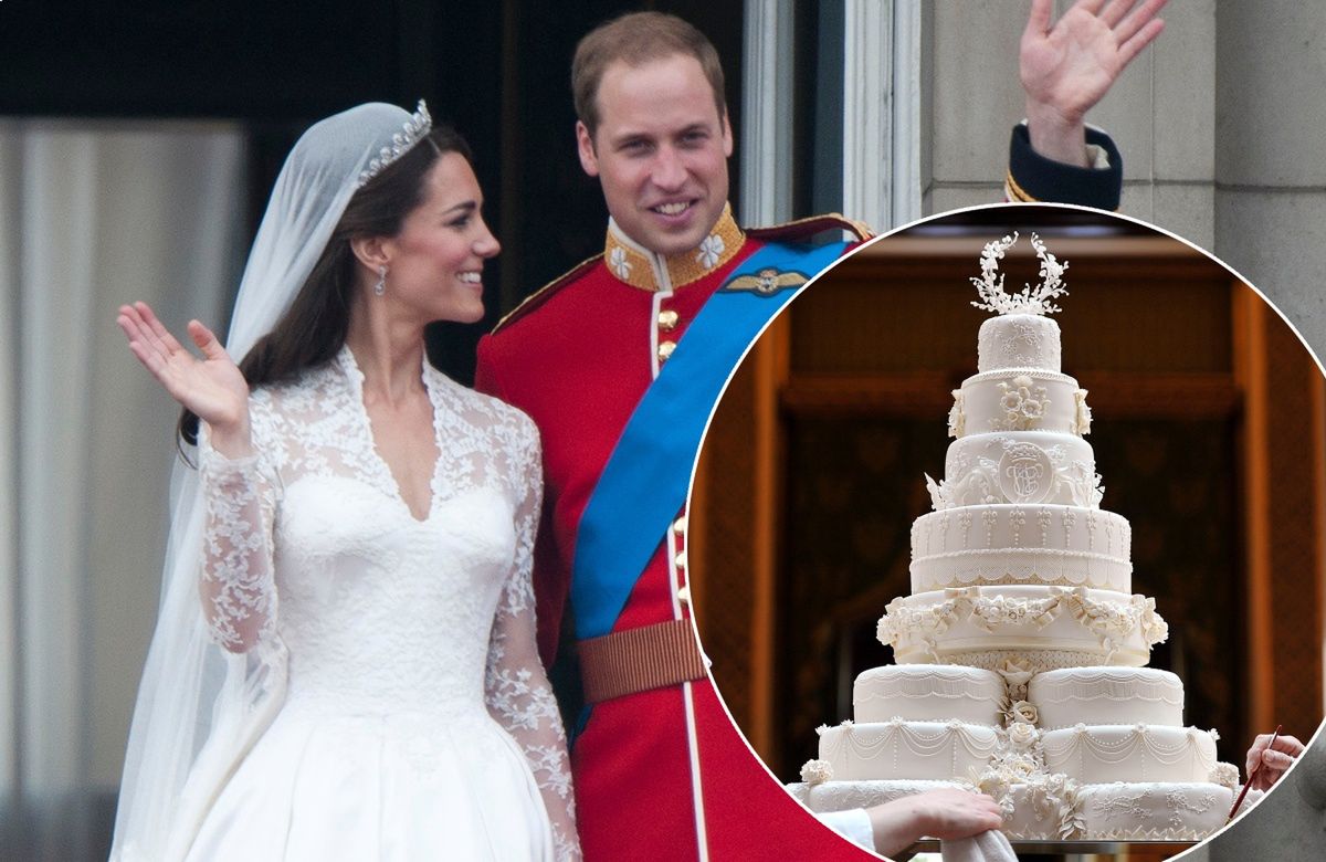 Kate i William wzięli ślub w 2011 r. Wszystko było zachowane w tajemnicy aż do ceremonii. Również tort