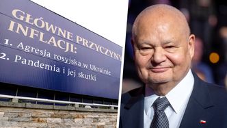 Gigantyczny baner na gmachu NBP. Ile kosztował? Ekspert wycenia