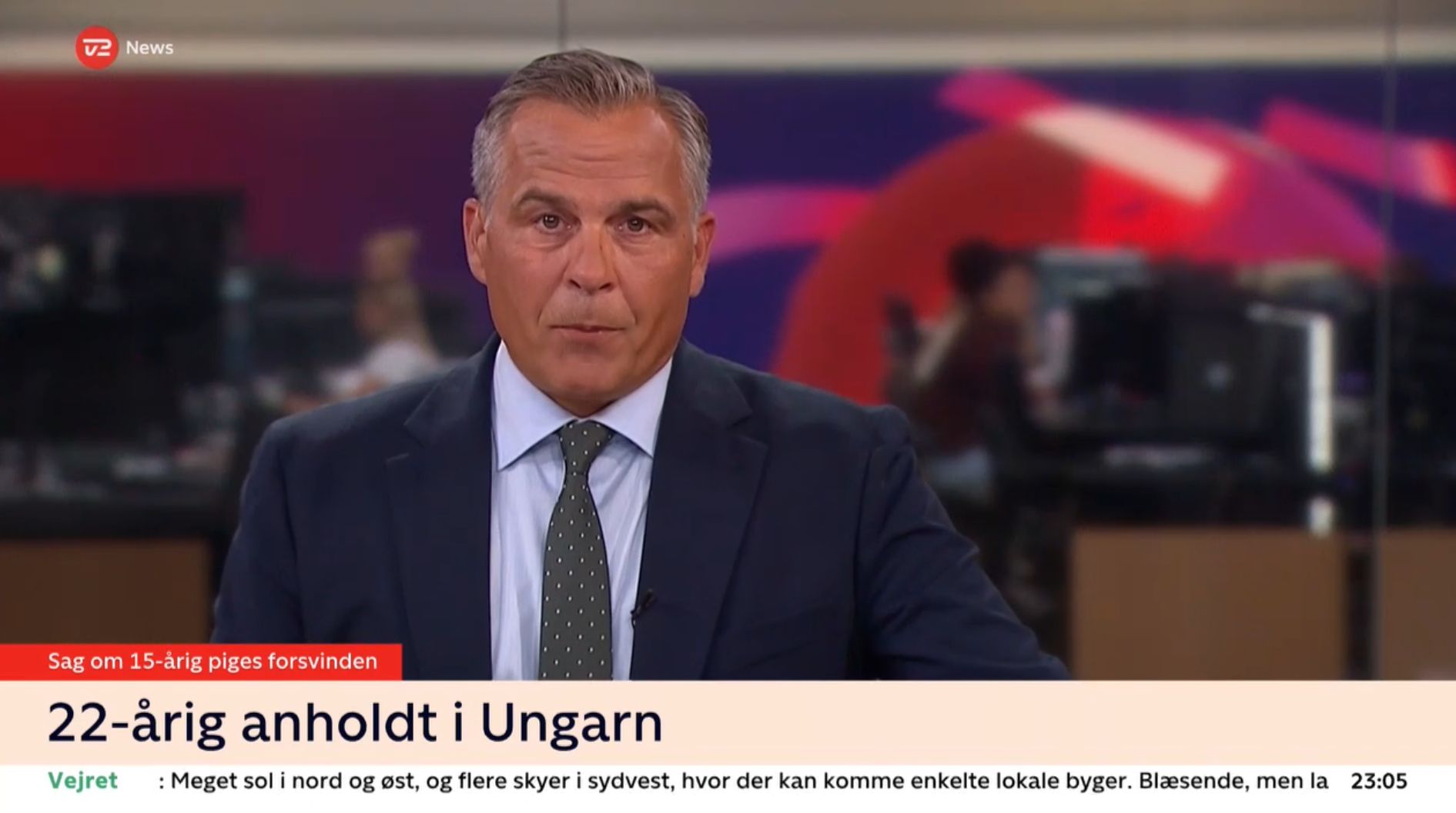 Prezenter duńskiej telewizji