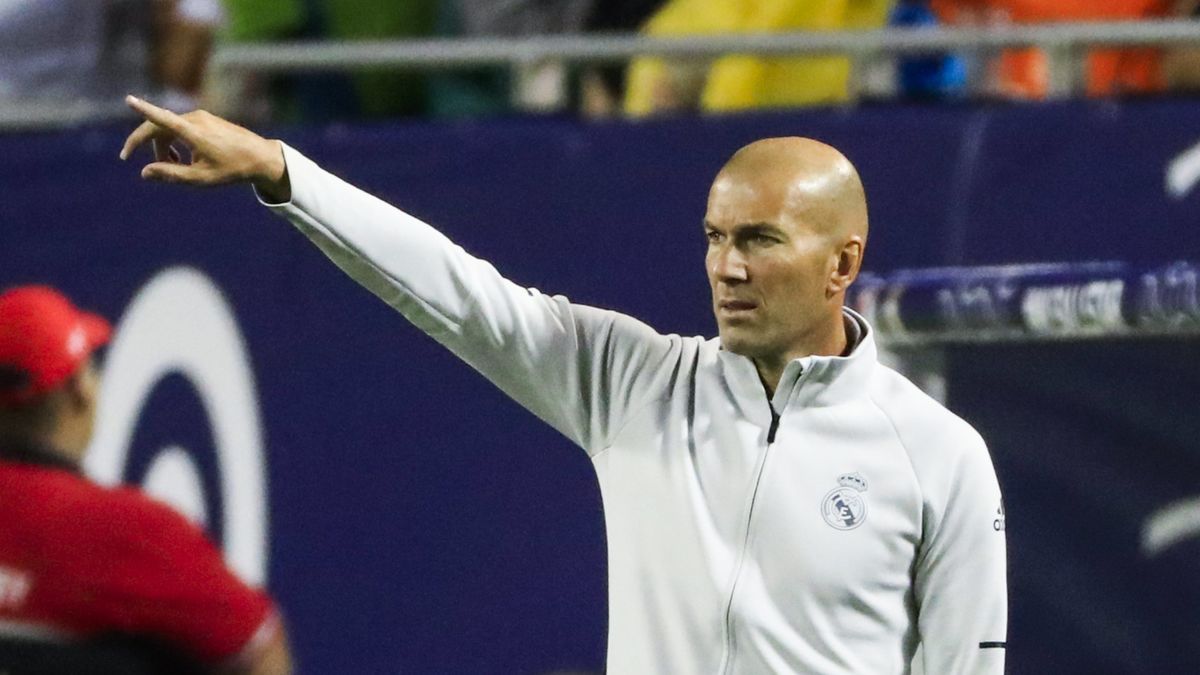 Na zdjęciu Zinedine Zidane