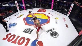 Zdecydował jeden cios. Zobacz, jak Polak sięgnął po pas