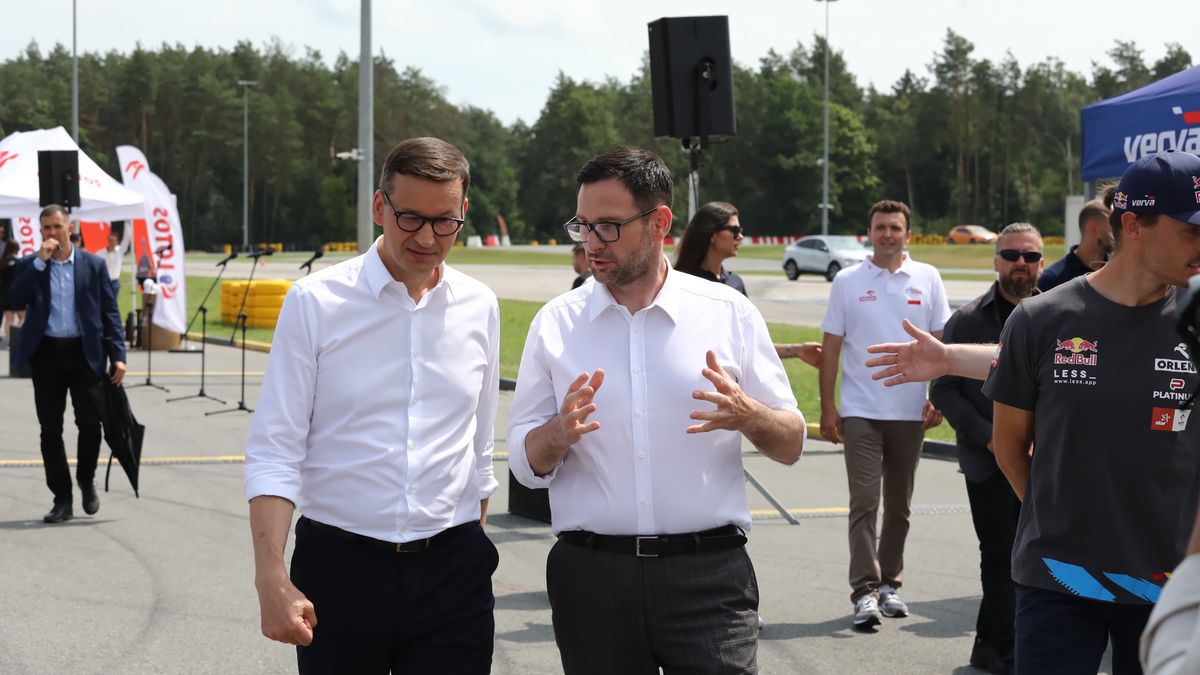Na zdjęciu Mateusz Morawiecki i Daniel Obajtek