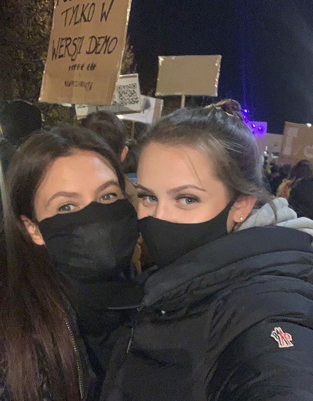 Kinga Rusin z córką, Polą Lis