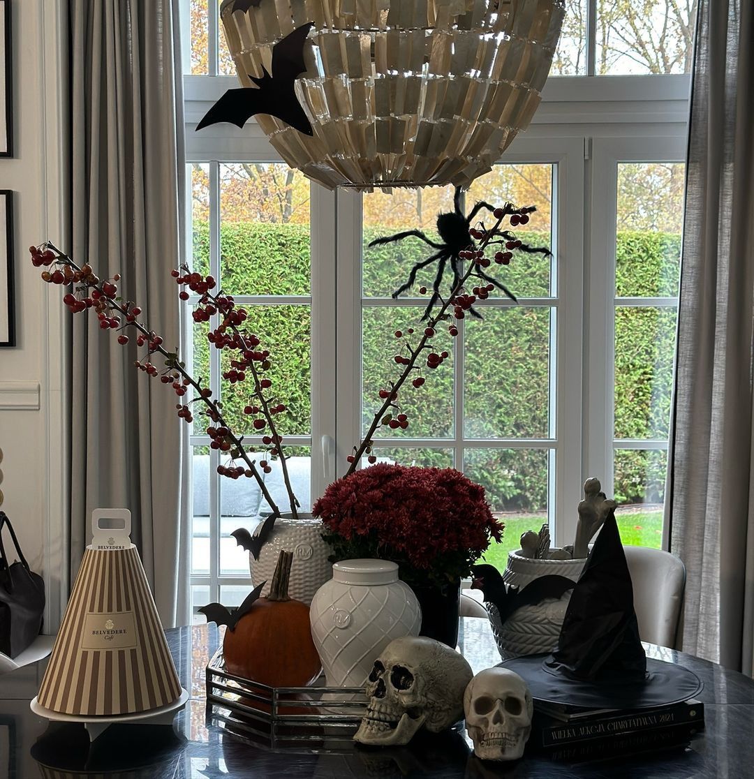 Małgorzata Rozenek udekorowała dom na Halloween