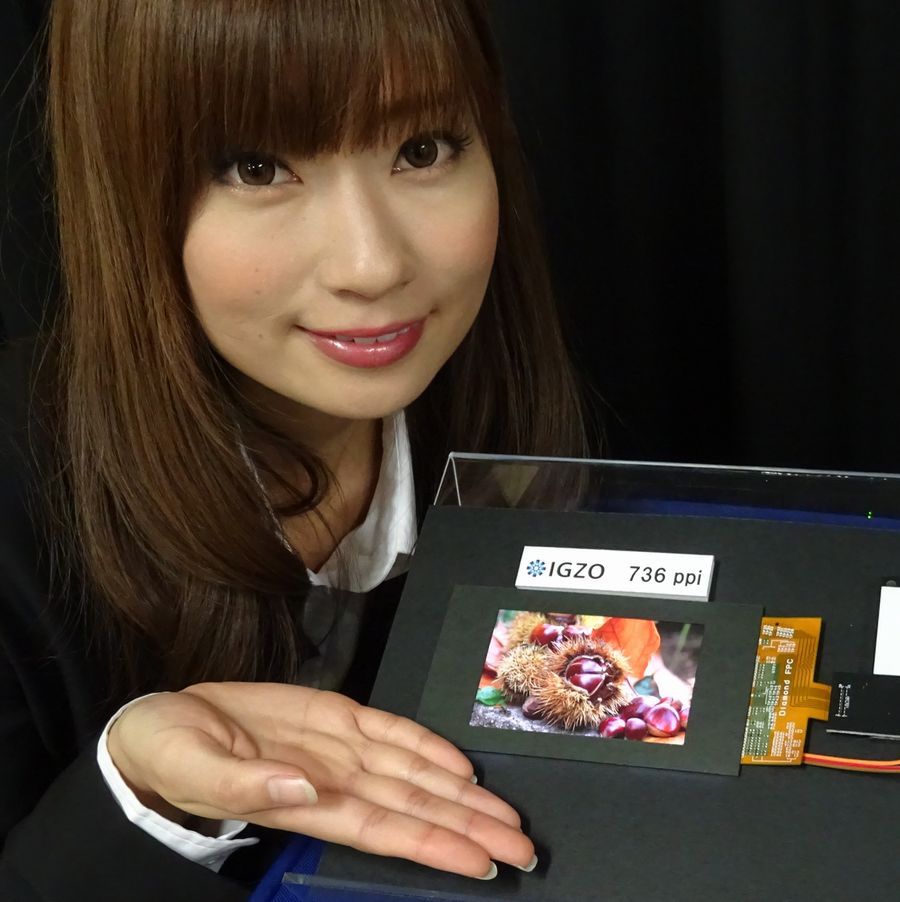 Sharp prezentuje 4,1-calowy ekran o niespotykanym dotąd zagęszczeniu pikseli 2