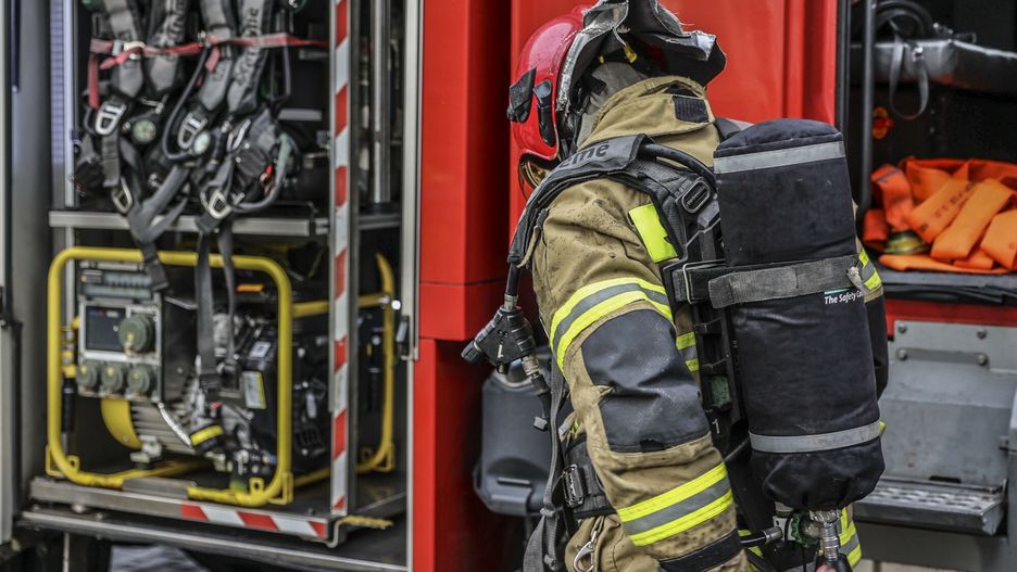 Ogień w szpitalu wojewódzkim w Opolu 