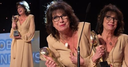 Iwona Lewandowska kusi dekoltem na gali. Widać, że jest zakochana? (ZDJĘCIA)