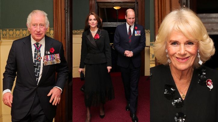 Kate Middleton i książę William towarzyszą królewskiej parze na obchodach Dnia Pamięci w Londynie