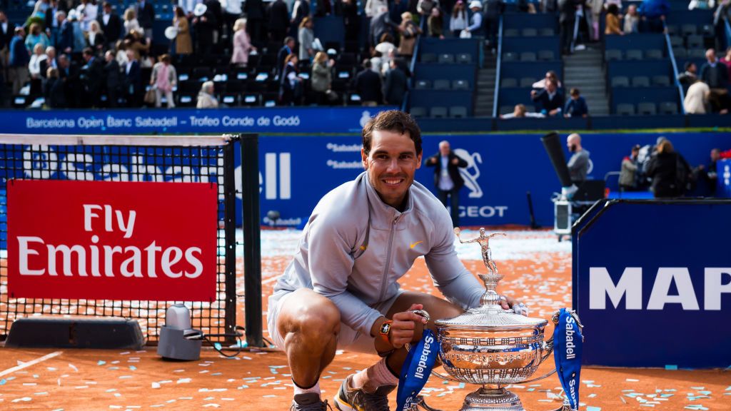 Getty Images / Alex Caparros / Na zdjęciu: Rafael Nadal, triumfator Barcelona Open Banc Sabadell 2018