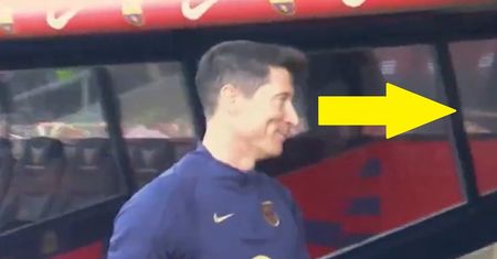 Robert Lewandowski zobaczył młodziana i nie był zadowolony