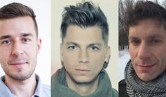 Daniel Biegaj, Michał Brzeczkowski i Michał Tomaszewski w agencji Fenomem