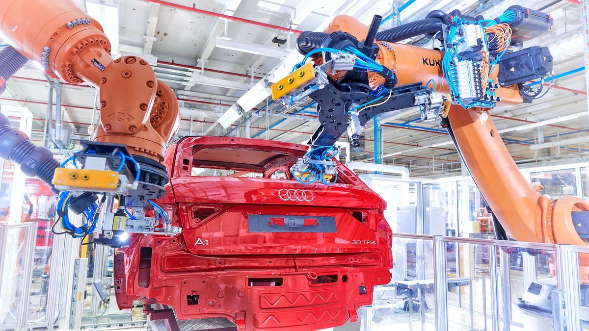 Audi A1 na linii produkcyjnej fabryki Seata