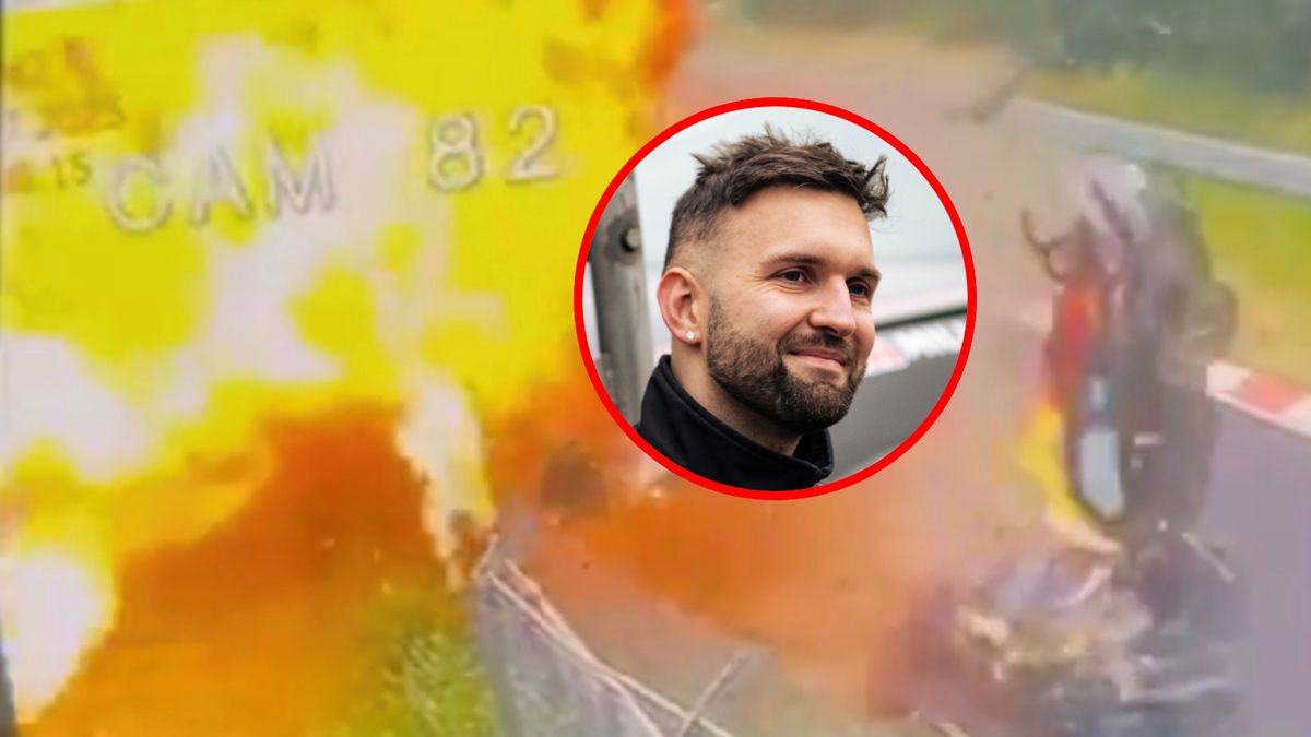 Archiwum prywatne / Na zdjęciu: wypadek na torze Nurburgring, w kółku Damian Lempart