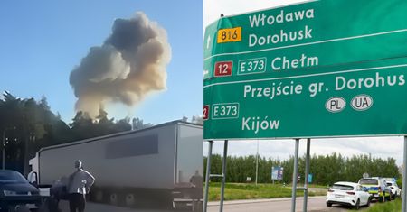 Atak tuż przy granicy z Polską. Dron uderzył obok terminala