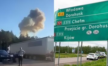 Atak tuż przy granicy z Polską. Dron uderzył obok terminala