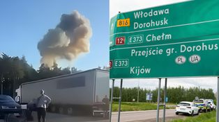 Atak tuż przy granicy z Polską. Dron uderzył obok terminala