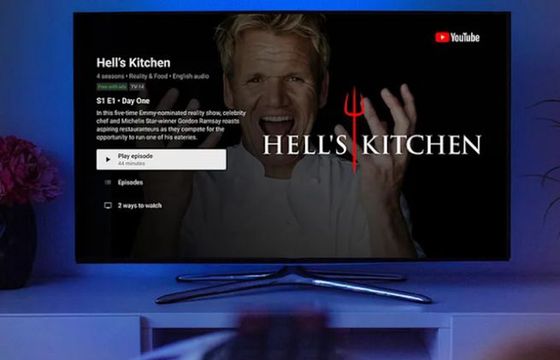 YouTube udostępni seriale i programy telewizyjne za darmo. Na liście „Hell's Kitchen” i „Heartland”