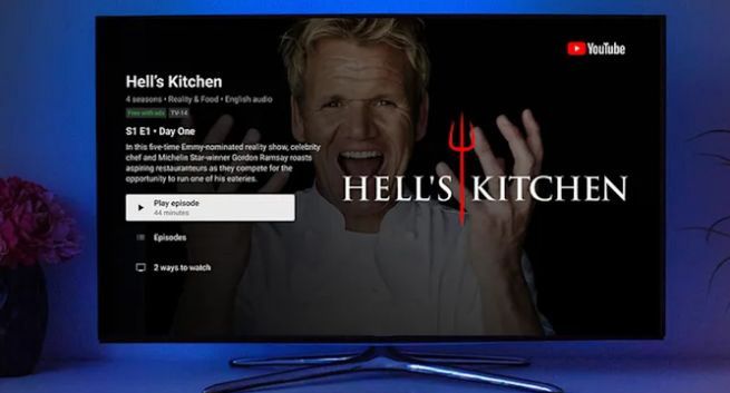 YouTube udostępni seriale i programy telewizyjne za darmo. Na liście „Hell's Kitchen” i „Heartland”